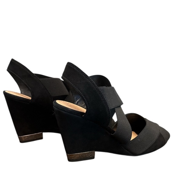 Tory Burch Black Debbie Wedge - Picture 5 of 5